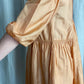 Hazel Orange Silk Dress
