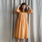 Hazel Orange Silk Dress