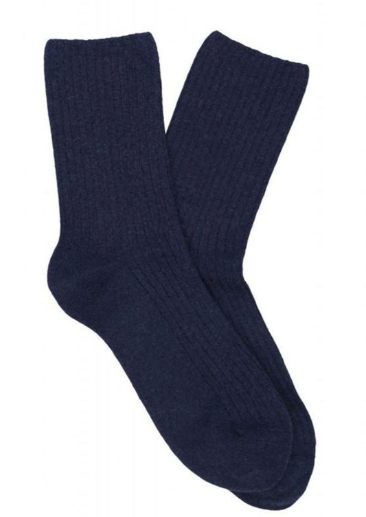 Cashmere Socks, Blue