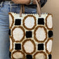 Recycled Summer Tote - browns