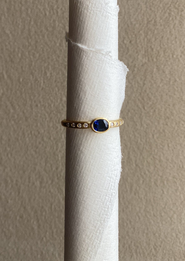 Super Sapphire Stacking Ring