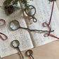 Branch Magnifying Glass, Antique Brass & Glass