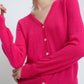 Grace Cardigan, Hot Pink