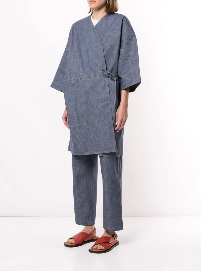 Sofie D'Hoore Denim Kimono Coat Jacket