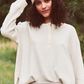 The Waffle Slouch Henley, Heather Oatmeal