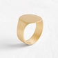 Classic Signet Pinky Ring, 14K