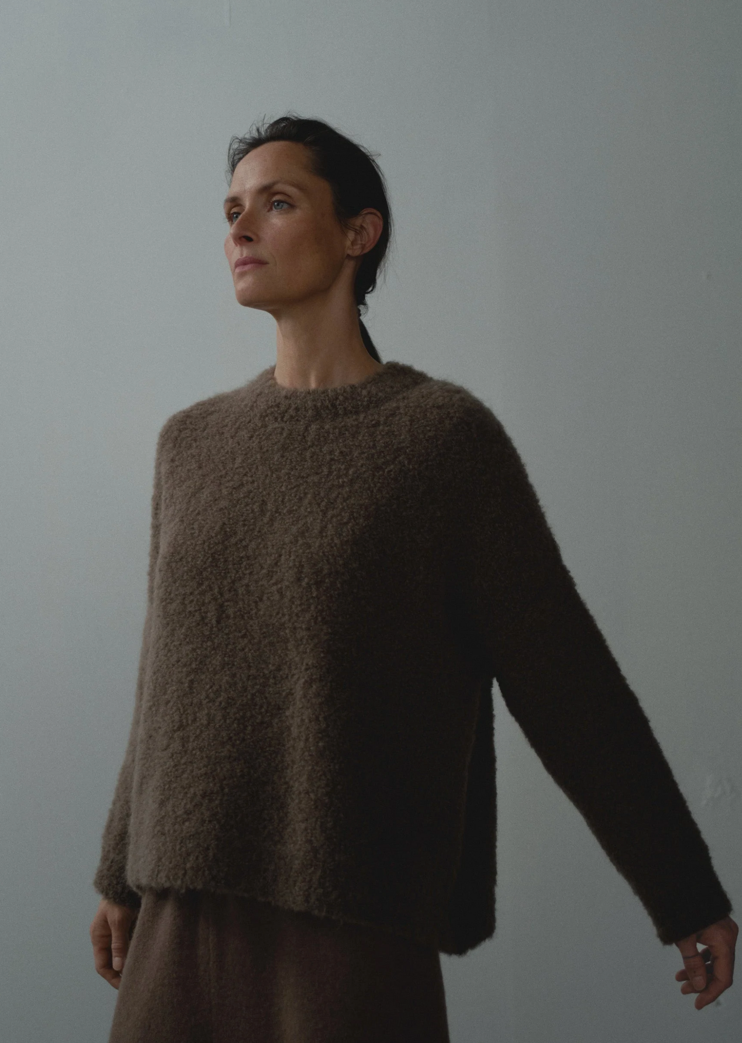 Boucle Sweater, Vetiver