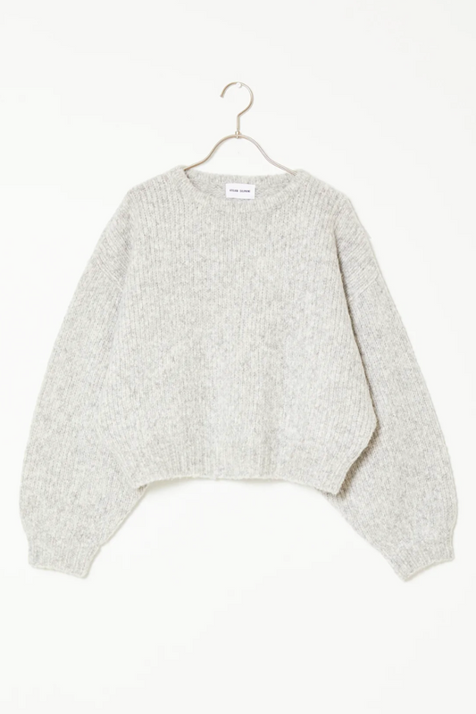 Balloon Sleeve Sweater, Watery Sky