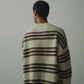 Men's Baby Alpaca Multi Stripe Sweater