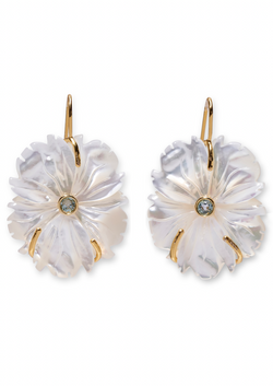 New Bloom Earrings, Mother-of-Pearl