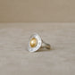 Gold Dome Saddle Ring