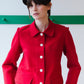 Caron Callahan crimson red tomo jacket 