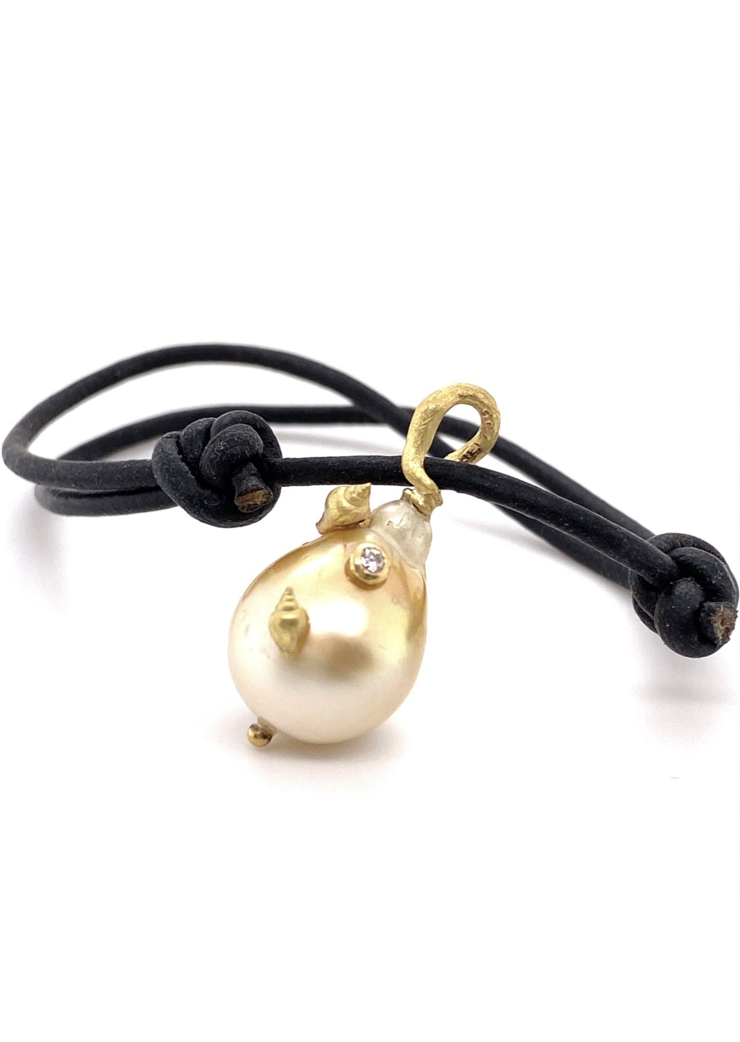 Snail and Pearl Bracelet