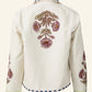 Big Bloom Embroidered Jacket, Off-White Jacket