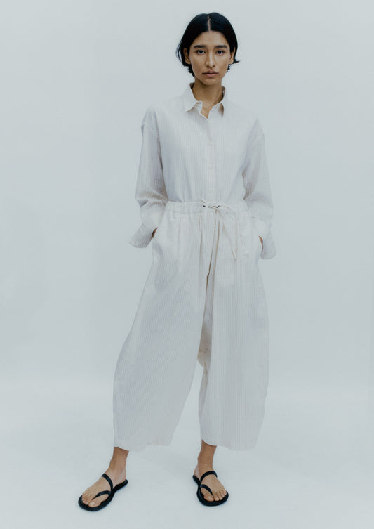 Relaxed Maxi Pants, Beige