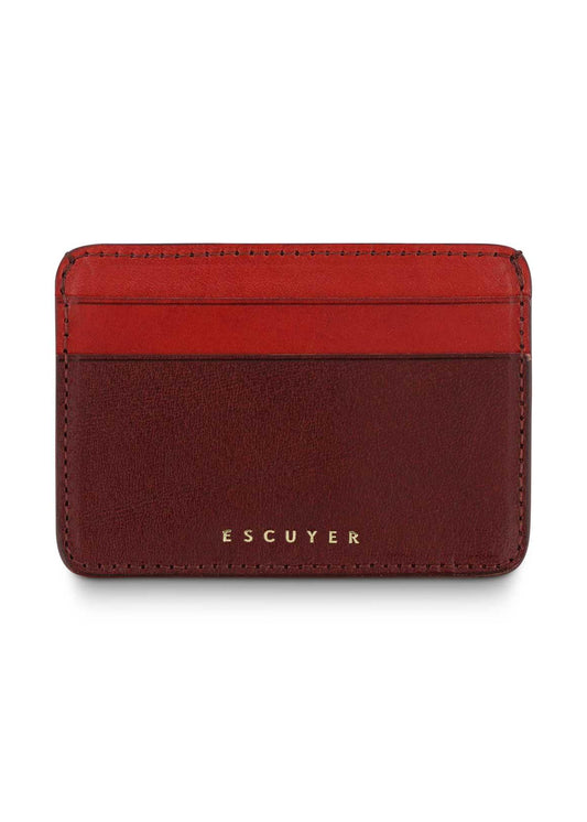 Cardholder, Burgundy & Red