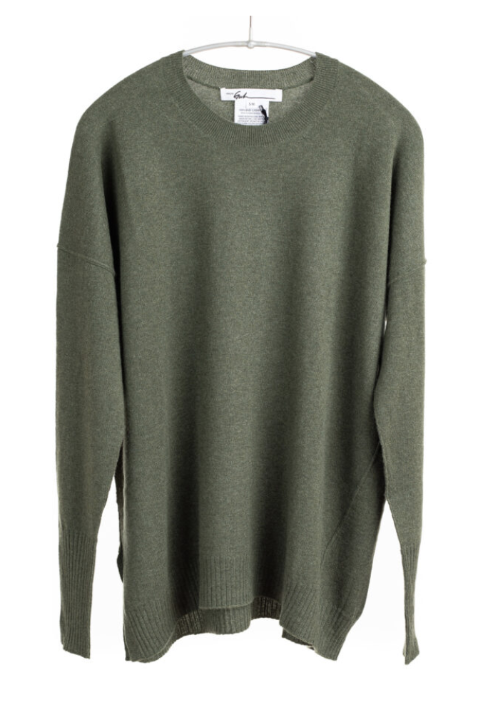 Relaxed Luxe Crew, Moss