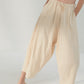 Checkered Maxi Pants, Sand