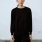 Silk Fretwork Sweater, Black