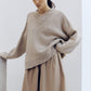 Soft Wool Sweater, Taupe