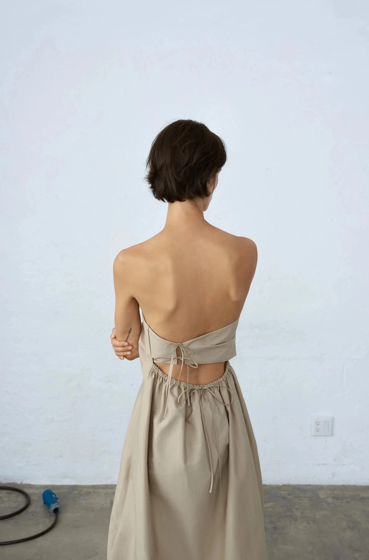Strapless Dress, Toasted