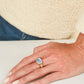 Tony Malmed Moonstone Ring with Diamonds in 18 kt Gold