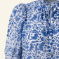 Winnie Perl Shirt, Blue Cornflower